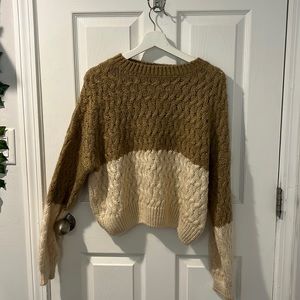 Colorblock forever21 sweater